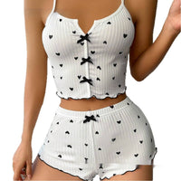 Women's Suspender Shorts Sexy Bow Suit Comfortable