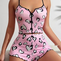 Women's Suspender Shorts Sexy Bow Suit Comfortable