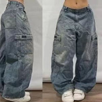 Loose Casual Straight-leg Wide-leg Pants For Women