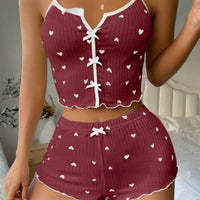 Women's Suspender Shorts Sexy Bow Suit Comfortable